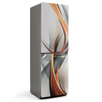 Autocolant pentru frigider Unde dinamice