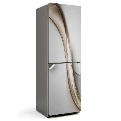 Autocolant pentru frigider Linii ondulate elegante