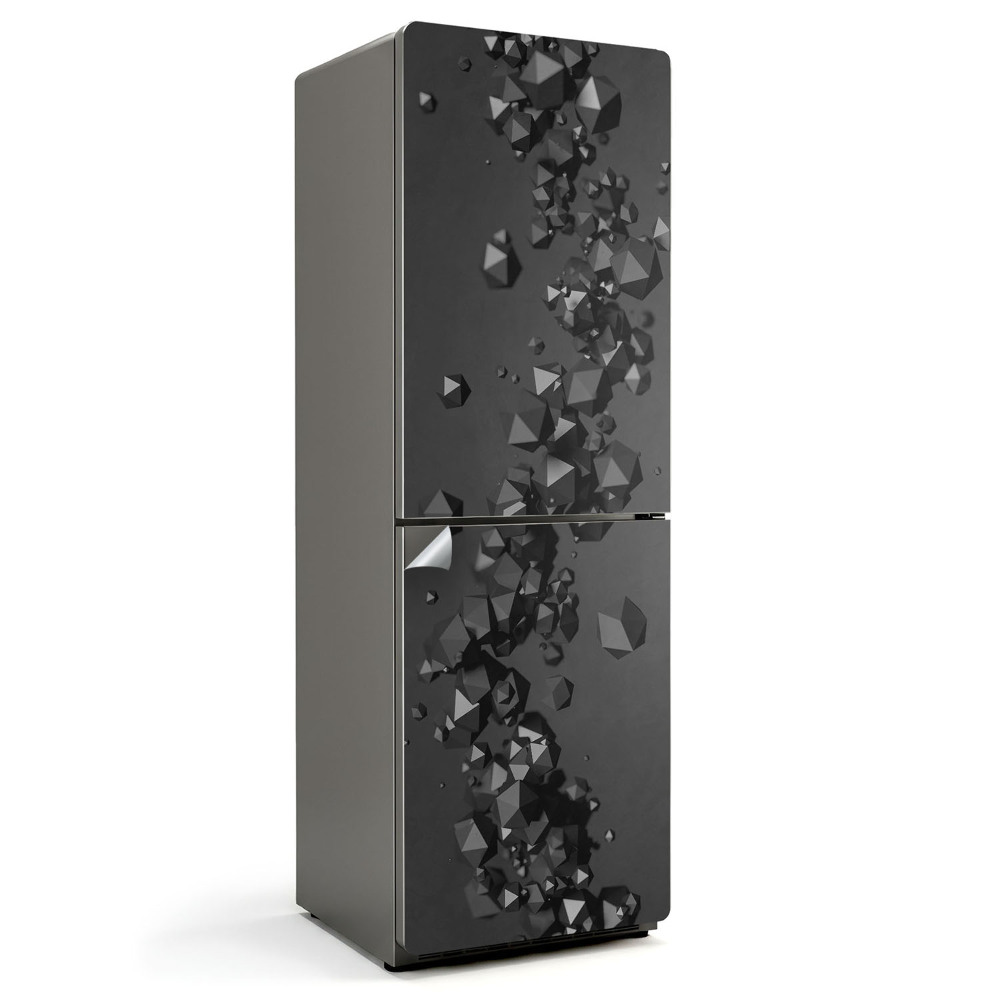 Folie pentru frigider Forme abstracte în mișcare