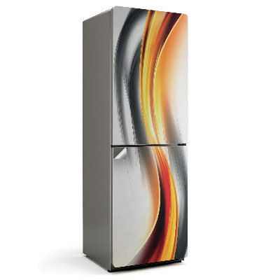 Autocolant pentru frigider Unde dinamice în mișcare