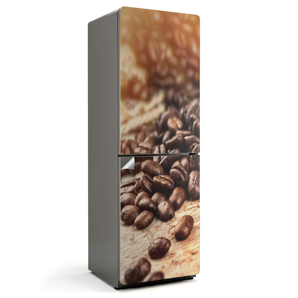 Folie pentru frigider Boabe de cafea vărsate