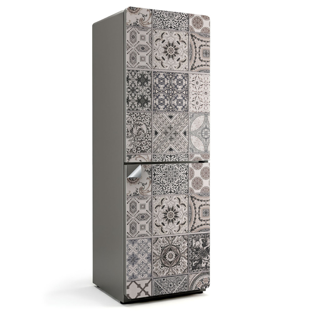 Folie pentru frigider Modele de mozaic pe plăci