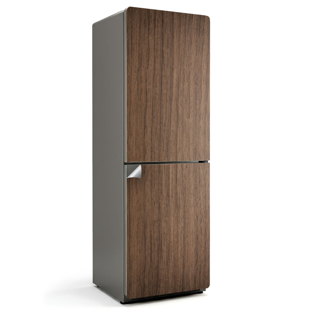 Autocolant pentru frigider Model natural din lemn