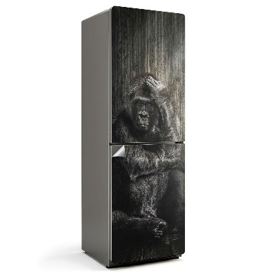 Folie pentru frigider Gorilă în gânduri