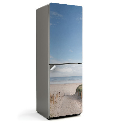 Folie pentru frigider Drumul spre plajă