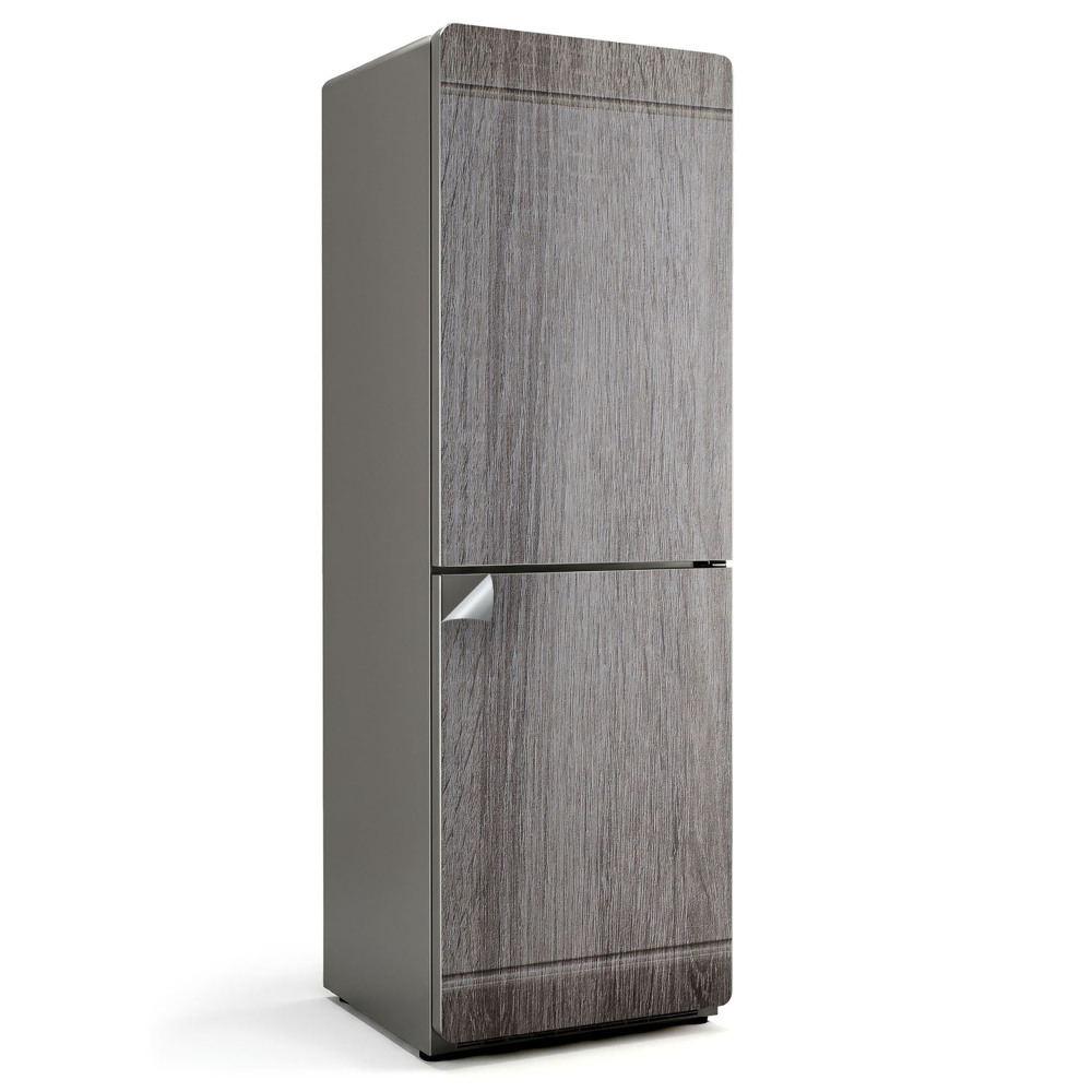 Autocolant pentru frigider Model natural din lemn