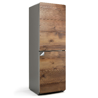 Folie frigider Plăci de lemn într-un aranjament