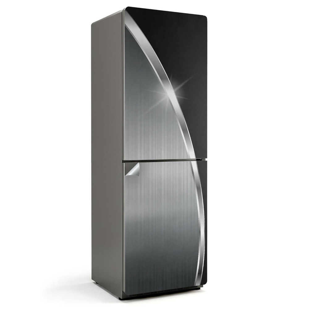 Folie pentru frigider Model metalic abstract