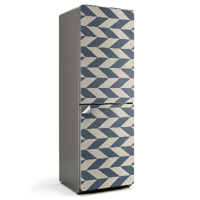 Folie pentru frigider Model cu dungi în zig-zag