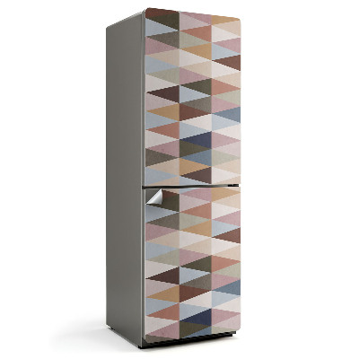 Autocolant pentru frigider Geometria triunghiului în sistem