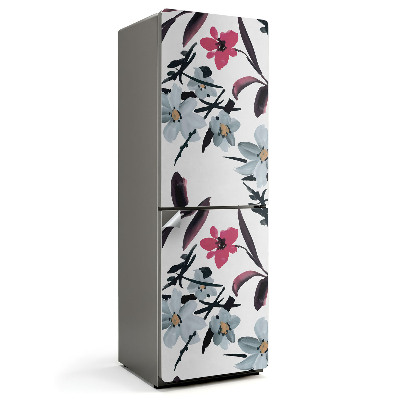 Autocolant pentru frigider Model floral delicat
