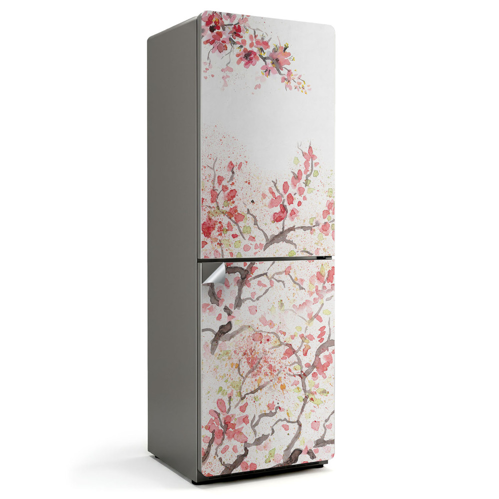 Folie pentru frigider Ramuri înflorite de primăvară