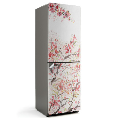 Folie pentru frigider Ramuri înflorite de primăvară