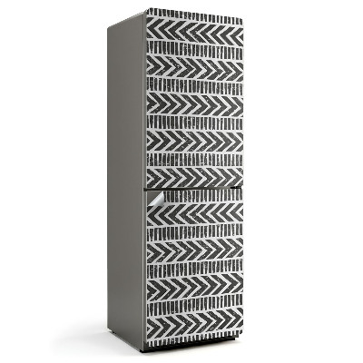 Folie pentru frigider Model cu zig-zaguri și linii