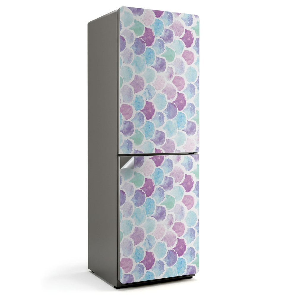Folie pentru frigider Un model de solzi delicati
