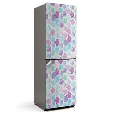 Folie pentru frigider Un model de solzi delicati