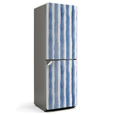 Autocolant pentru frigider Dungi verticale de acuarelă