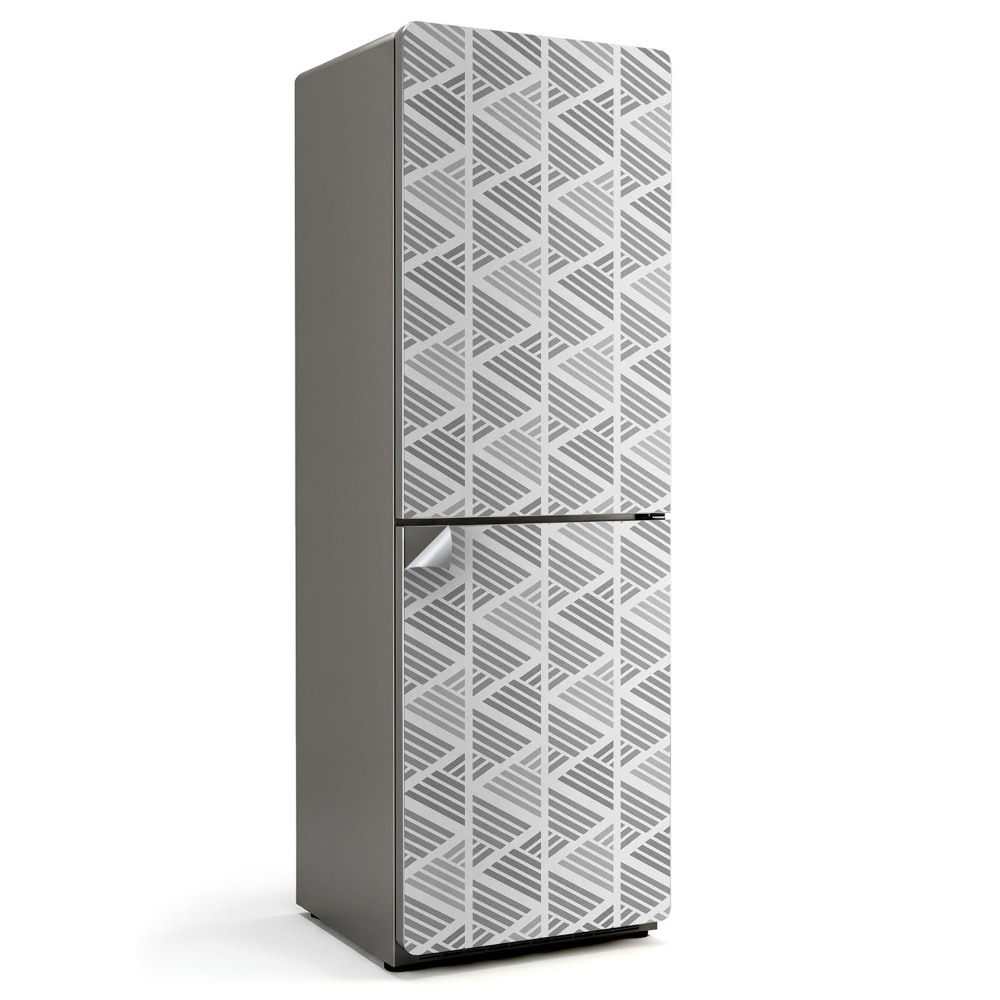 Autocolant pentru frigider Model de linie geometrică