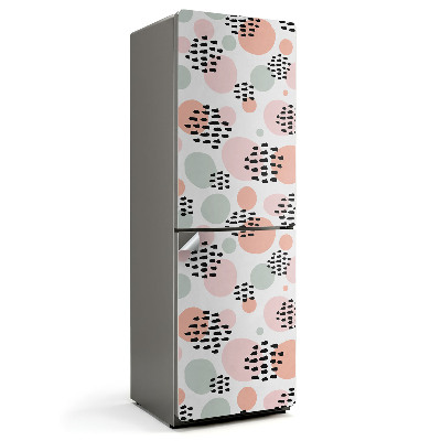 Folie frigider Forme și pete abstracte