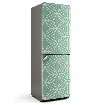 Autocolant pentru frigider Model geometric în simetrie