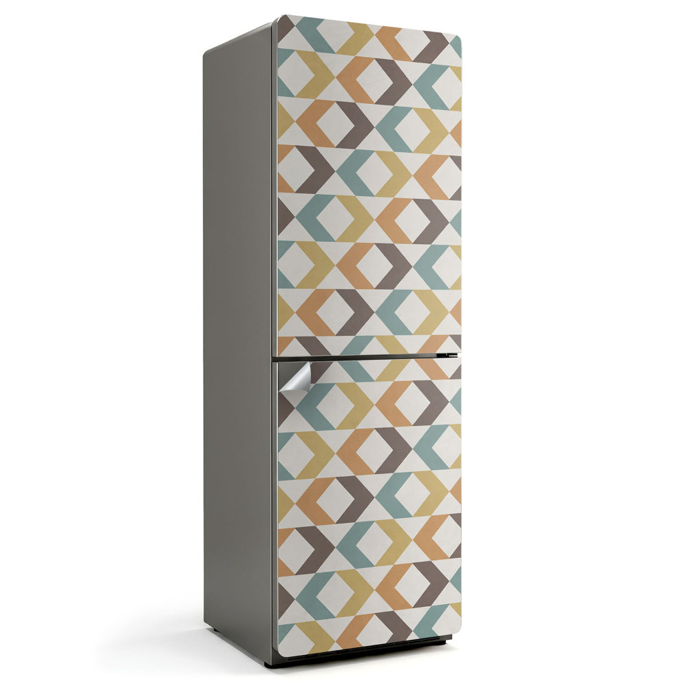 Folie frigider Model geometric de romburi