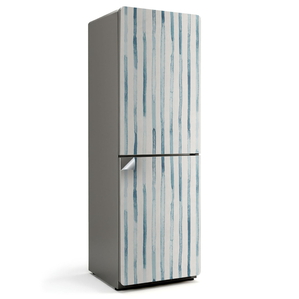 Folie frigider Dungi verticale în acuarelă