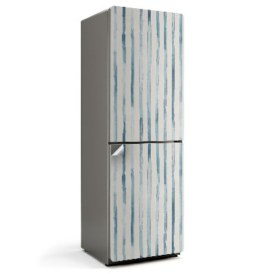 Folie frigider Dungi verticale în acuarelă