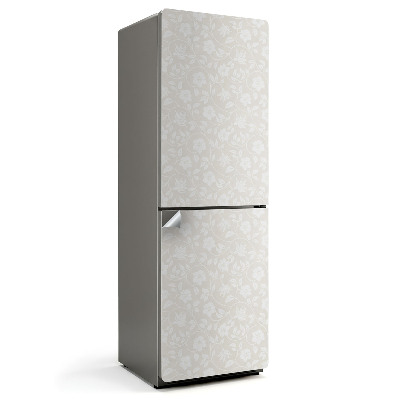 Autocolant pentru frigider Model floral delicat
