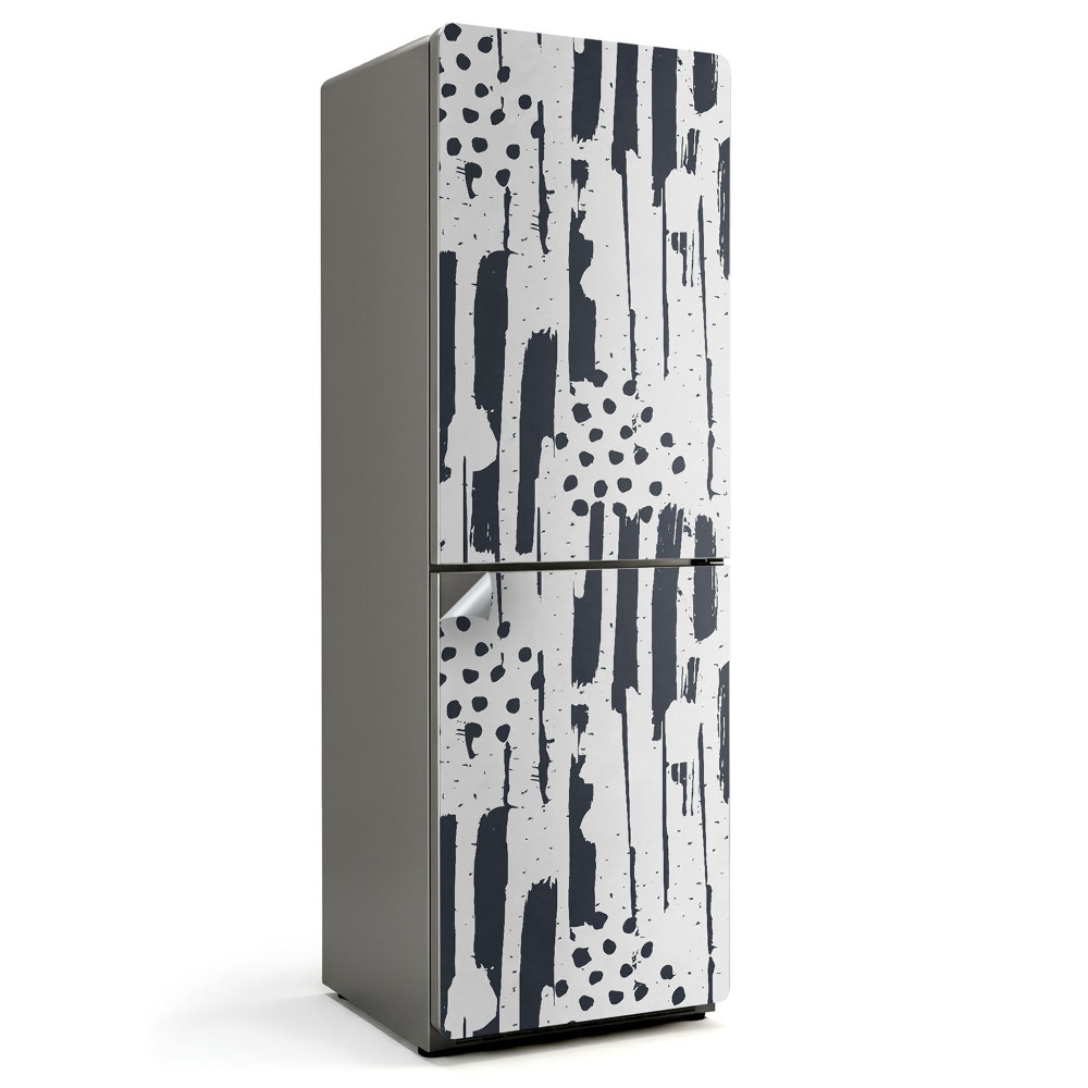 Folie pentru frigider Model liniar abstract