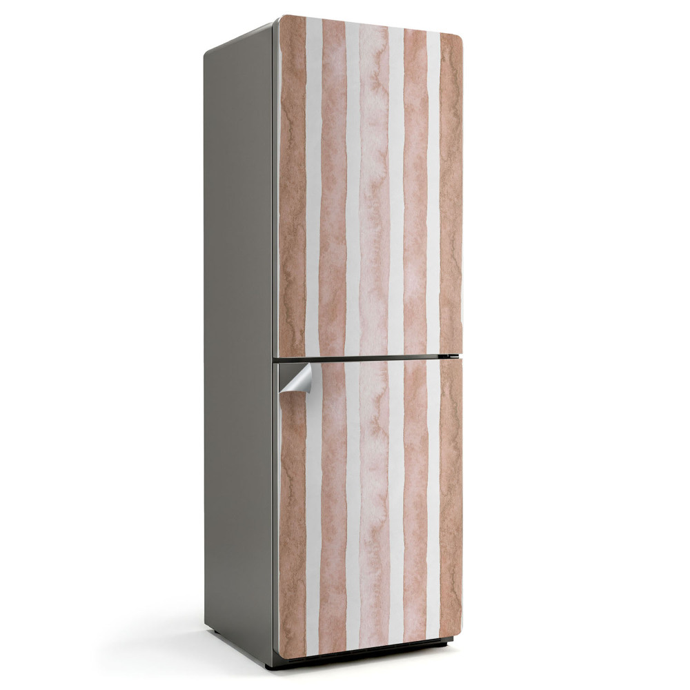 Autocolant pentru frigider Model cu dungi verticale