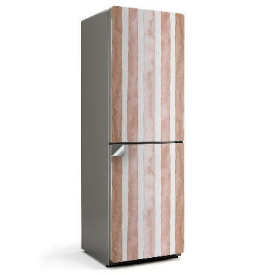 Autocolant pentru frigider Model cu dungi verticale