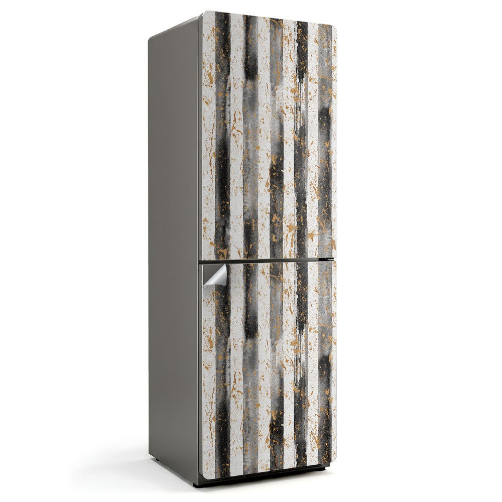 Folie pentru frigider Dungi verticale abstracte