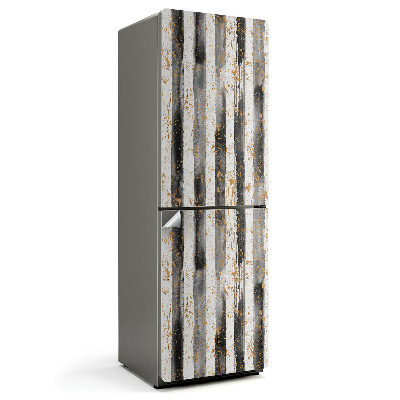 Folie pentru frigider Dungi verticale abstracte