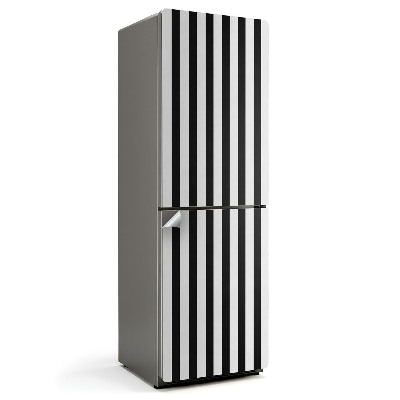 Folie pentru frigider Dungi verticale contrastante