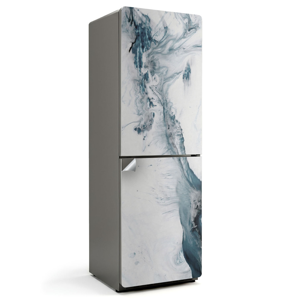 Folie pentru frigider Model fluid abstract