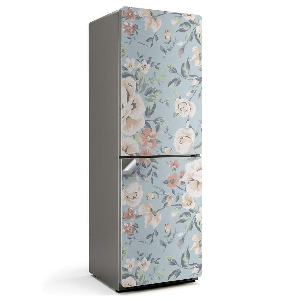 Folie pentru frigider Model floral delicat