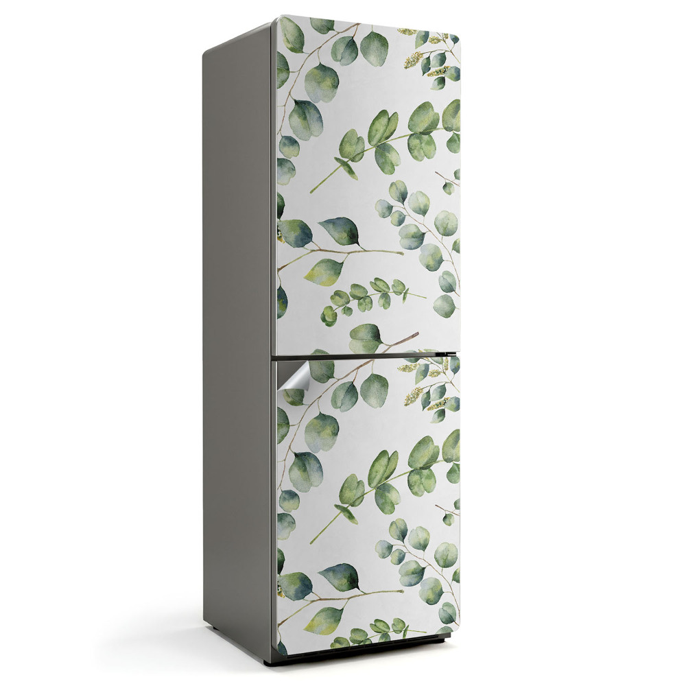 Autocolant pentru frigider Frunze mici și delicate