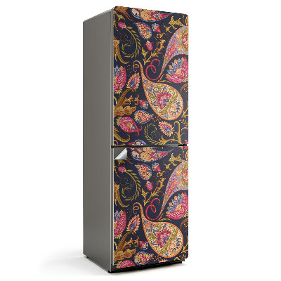 Folie pentru frigider Model de plante cu ornamente