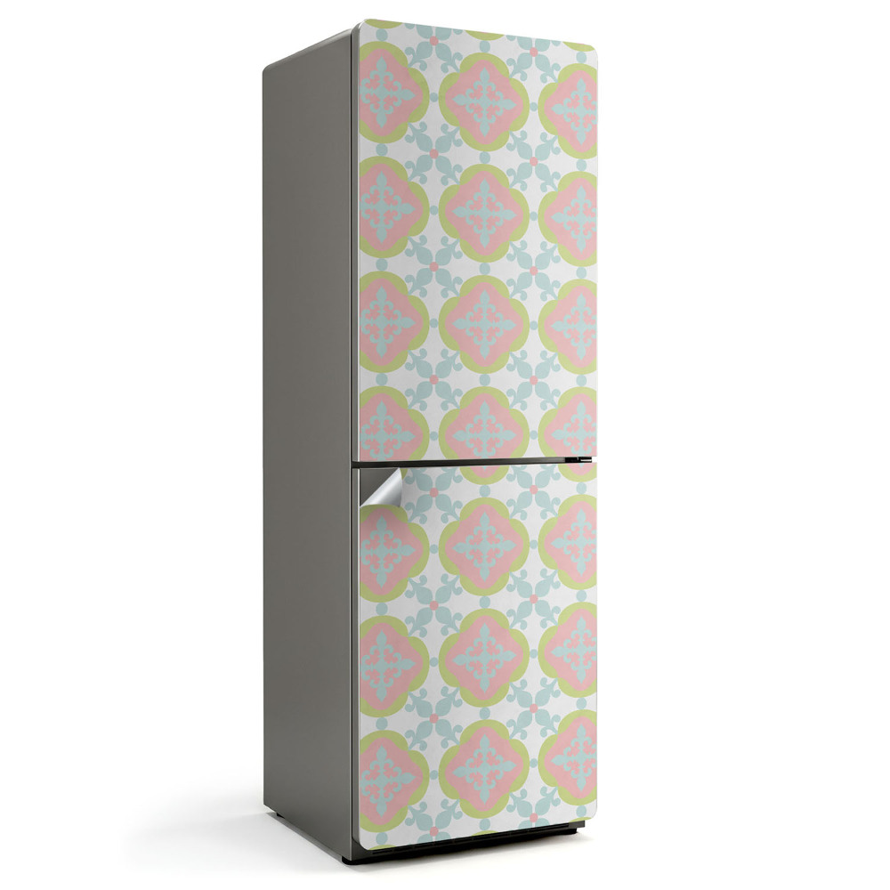 Autocolant pentru frigider Model cu motive florale