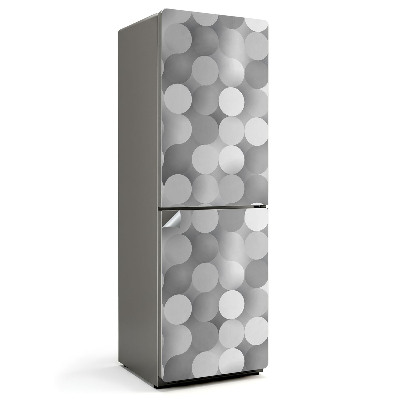Folie pentru frigider Model abstract de cerc
