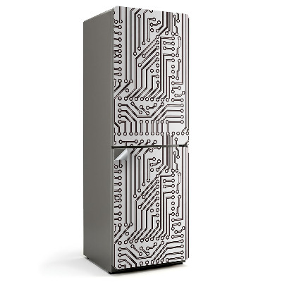Autocolant pentru frigider Model de circuit electronic