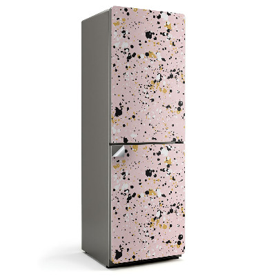 Folie frigider Puncte și pete abstracte