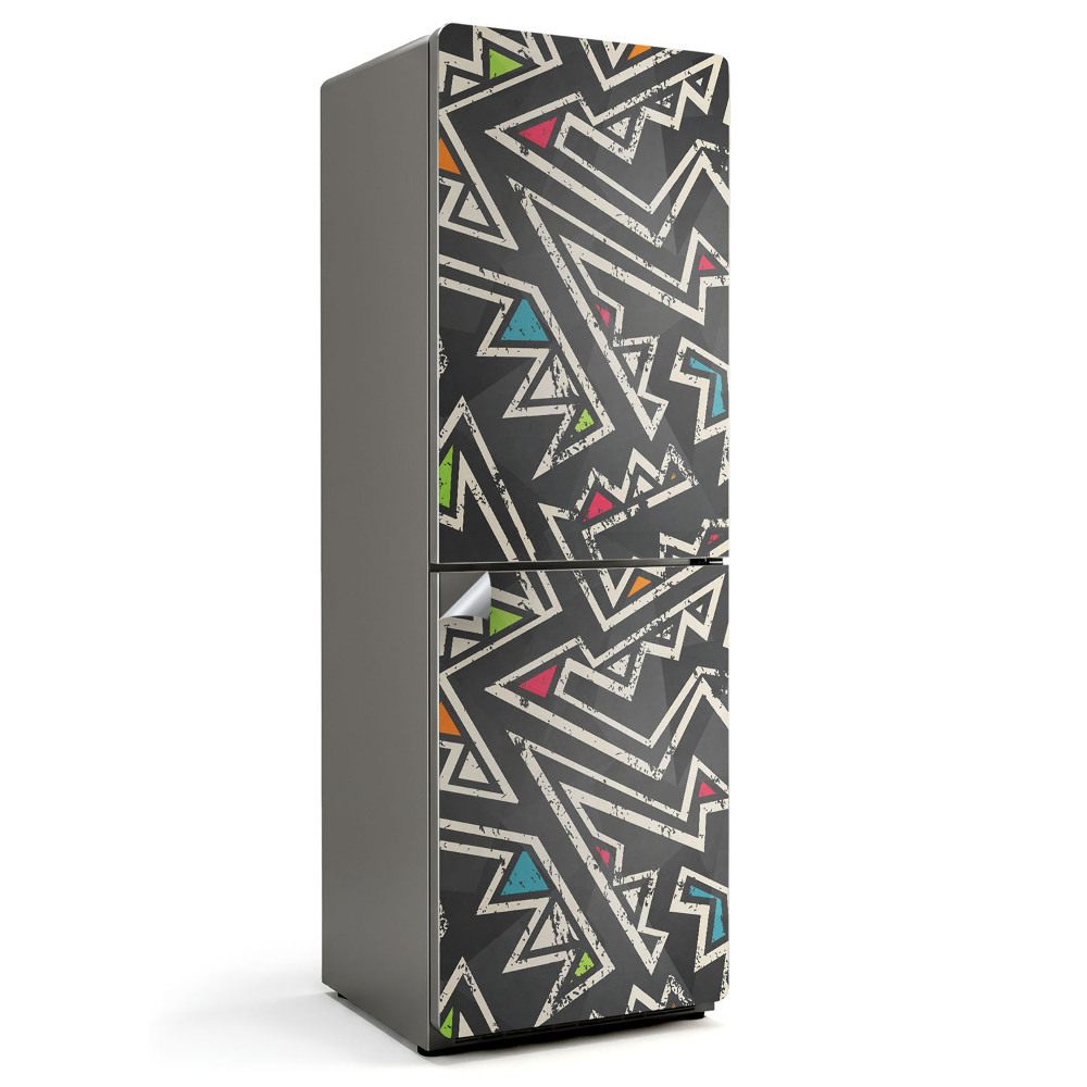 Folie pentru frigider Modele geometrice dinamice