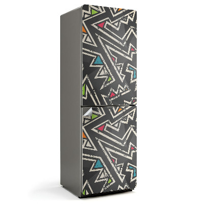 Folie pentru frigider Modele geometrice dinamice