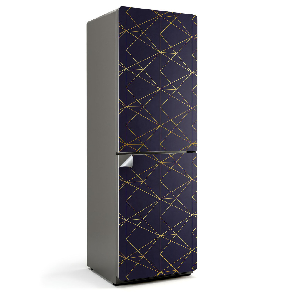 Folie pentru frigider Model de linie geometrică