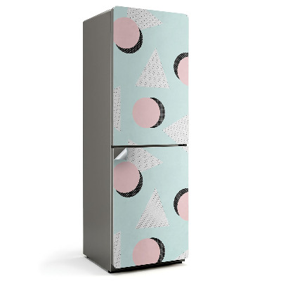 Autocolant pentru frigider Figuri geometrice abstracte