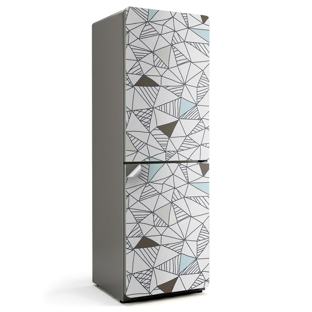Folie pentru frigider Model geometric abstract