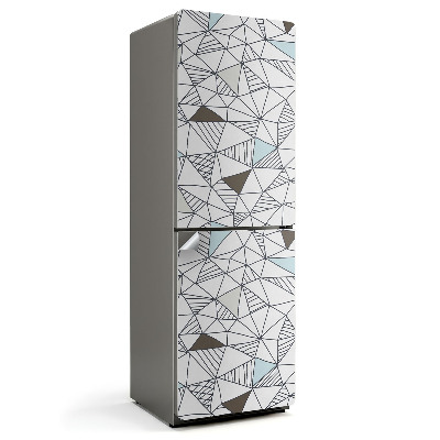 Folie pentru frigider Model geometric abstract