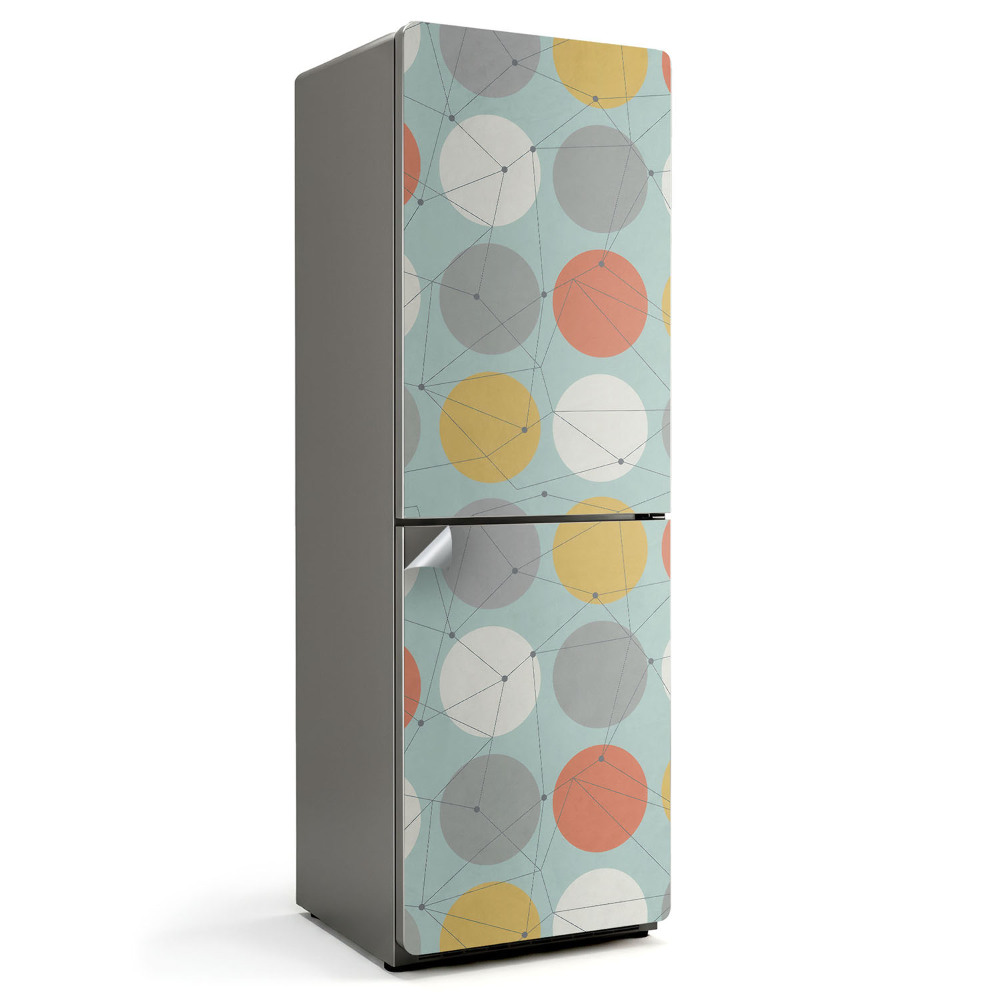 Folie frigider Model abstract de cerc