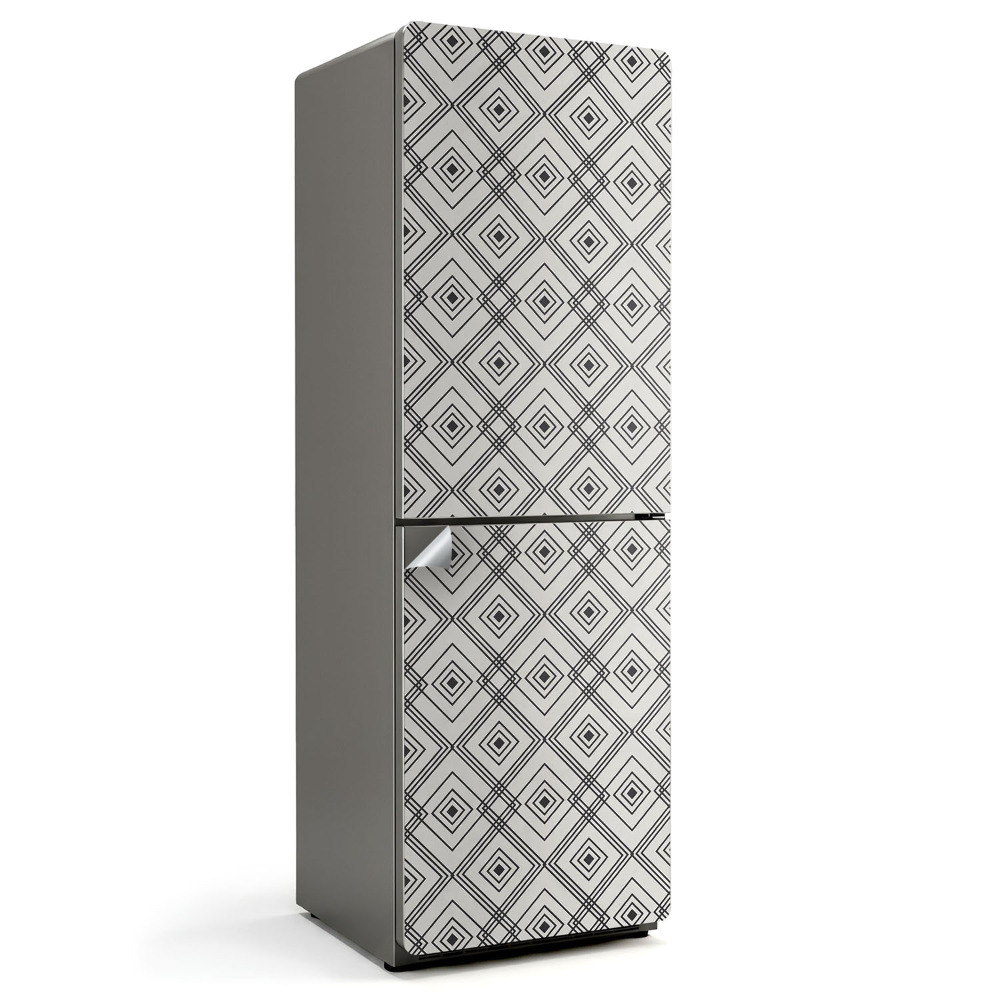 Folie frigider Model geometric de romburi